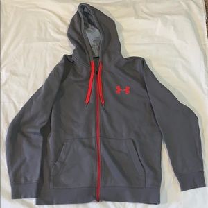 UA men’s zip-up hoodie